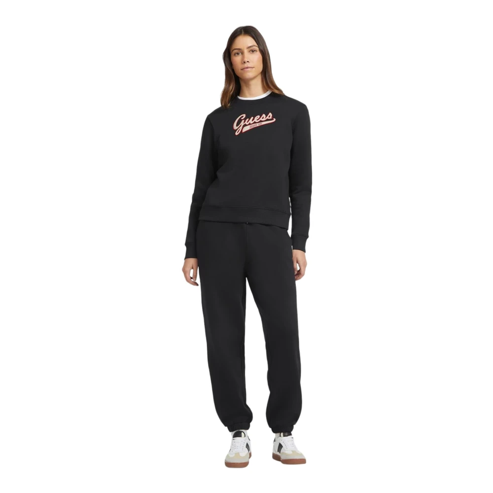 Guess Sweatshirt met ronde hals Black Dames