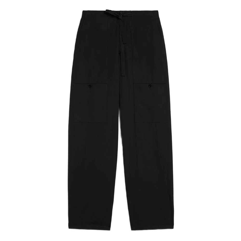 Jil Sander Uomo Nero Pantaloni, S, New,
