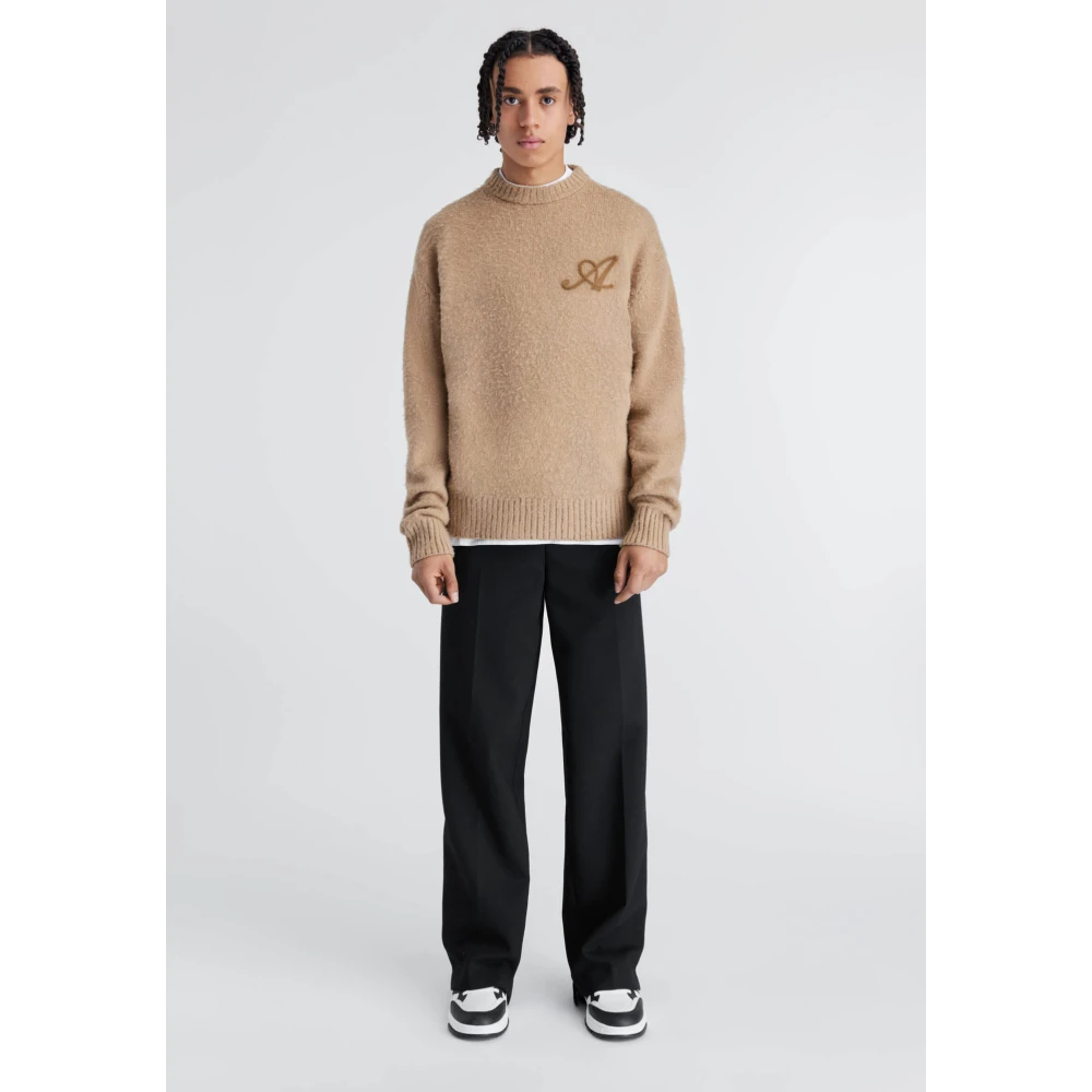 Axel Arigato Beyond Signature Sweater Brown Heren