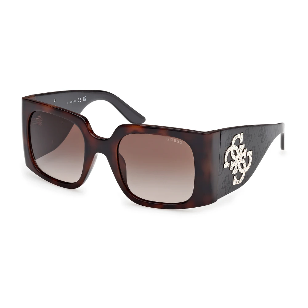 Guess Women's Brown Sunglasses, 53 Mm, Stylish Sunglasses Gu00201-H 52F