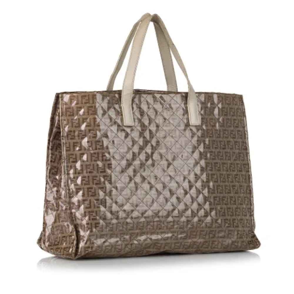 Fendi Vintage Pre-owned Fabric totes Brown Dames