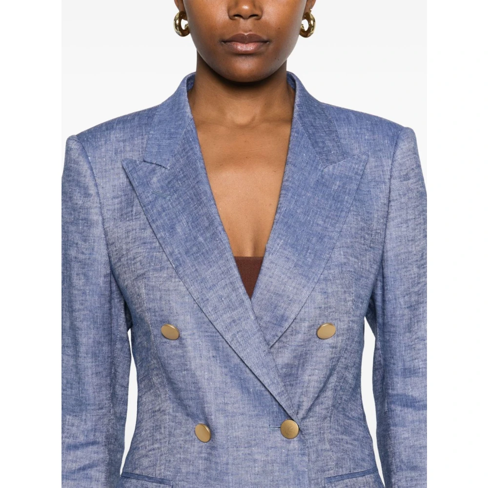 Tagliatore Dameskleding Buitenkleding Blauw Ss25 Blue Dames