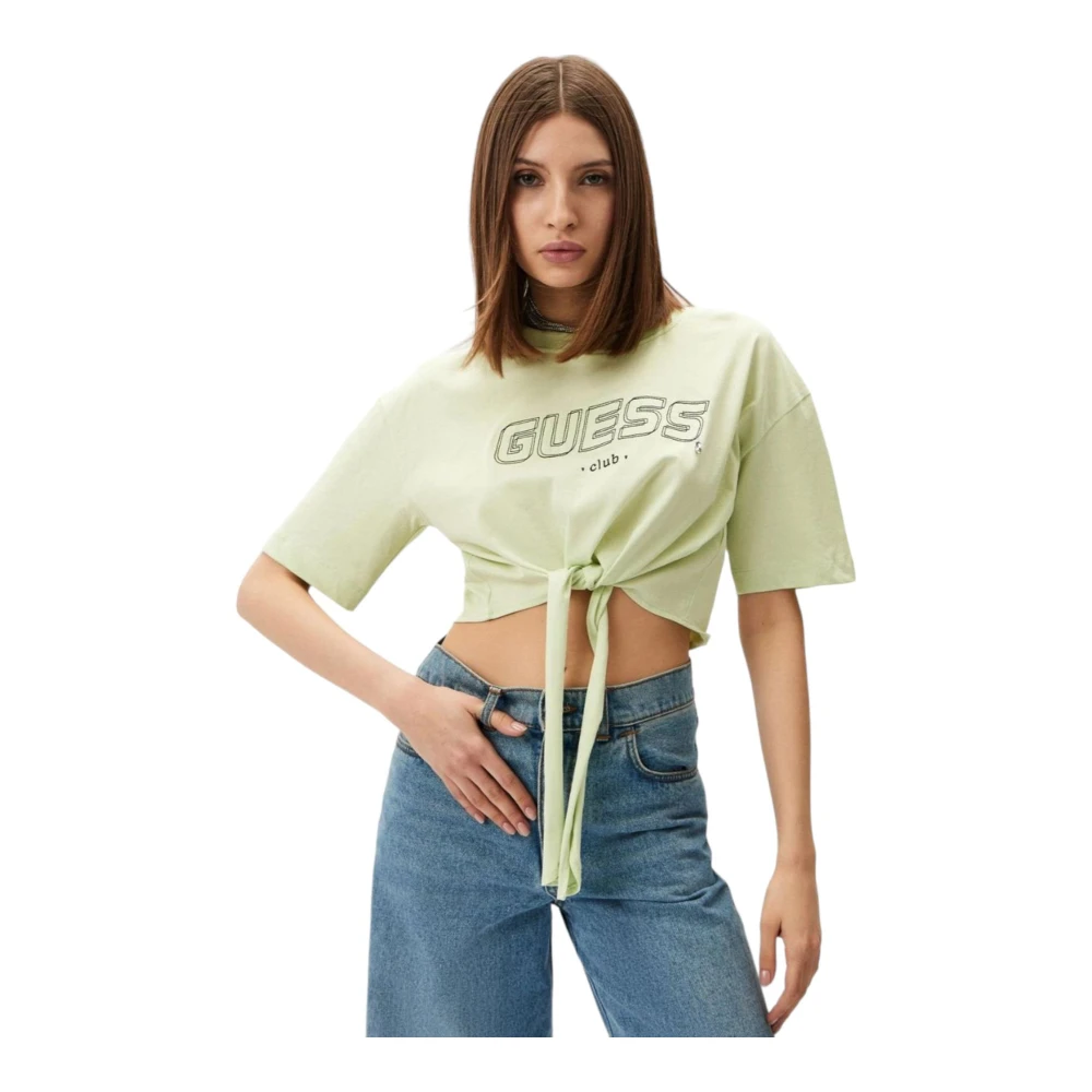 Guess Korte Mouw T-shirt Green Dames