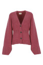 cardigan-fuchsia-en-maille-avec-col-en-v