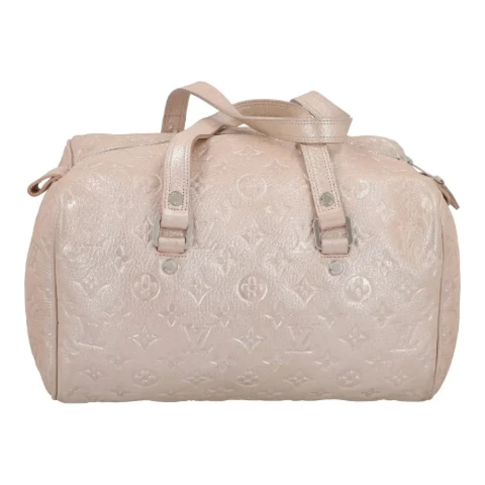 Louis Vuitton Vintage Pre-owned Leather handbags Pink Dames
