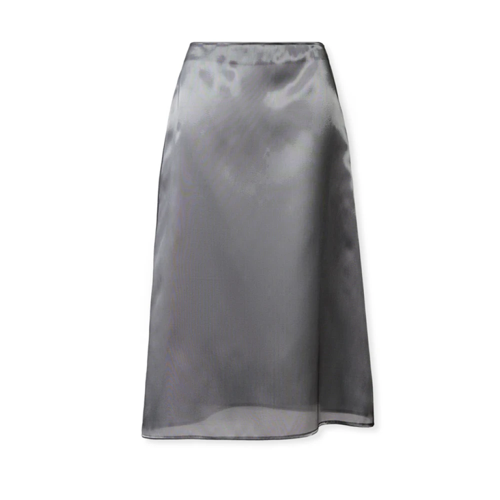Fabiana Filippi Women's Gray Midi Skirts, Xs, Mini Skirt