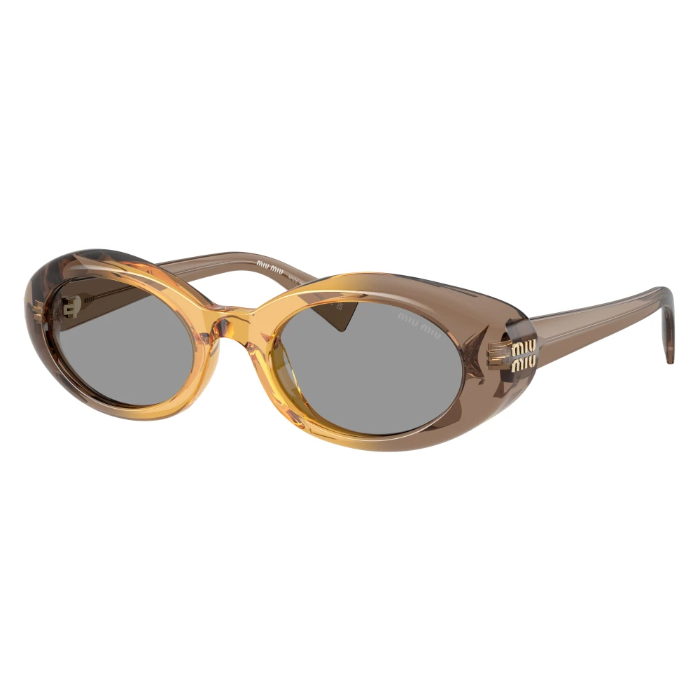 Miu Miu Unisex Brown Mu B09s Sunglasses - Sunglasses - 52 Mm - Accessories