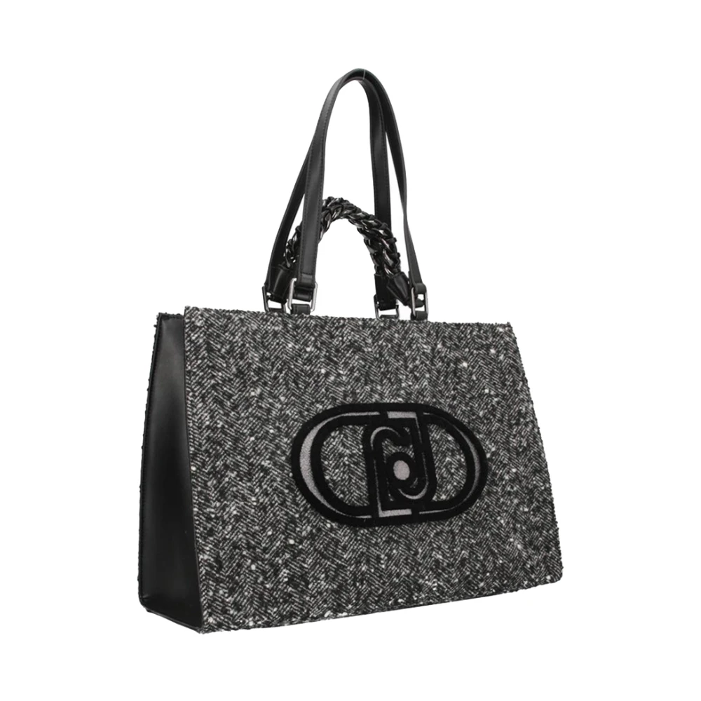 Liu Jo Elegante Zwarte Handtas Trendy Stijl Black Dames