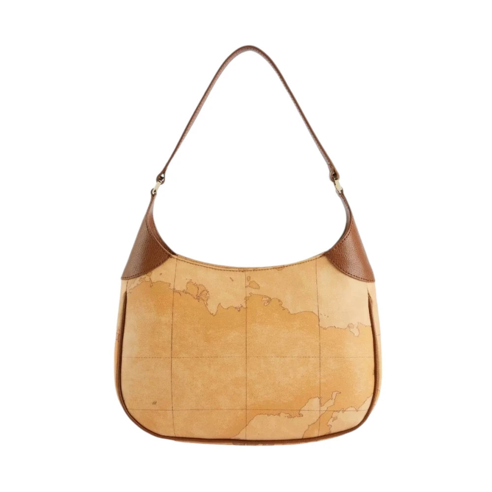 Alviero Martini 1a Classe Moderne 3D Geo Schoudertas Brown Dames