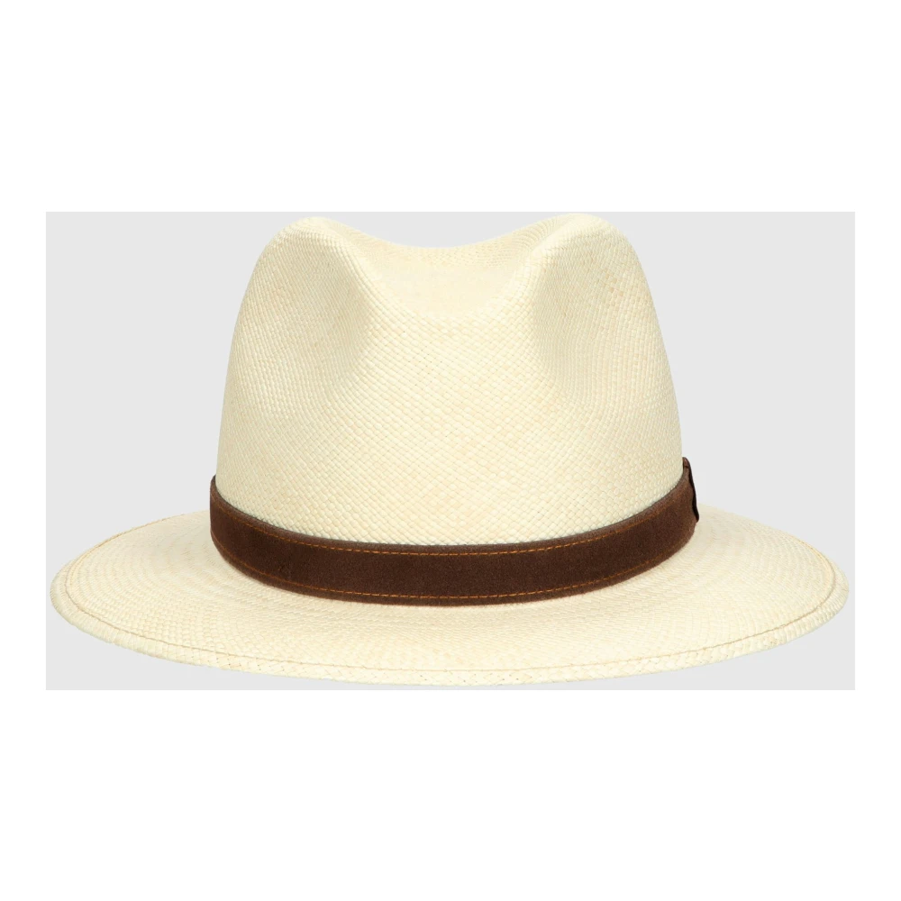 Borsalino Panama Quito Klassieke Hoed White Heren