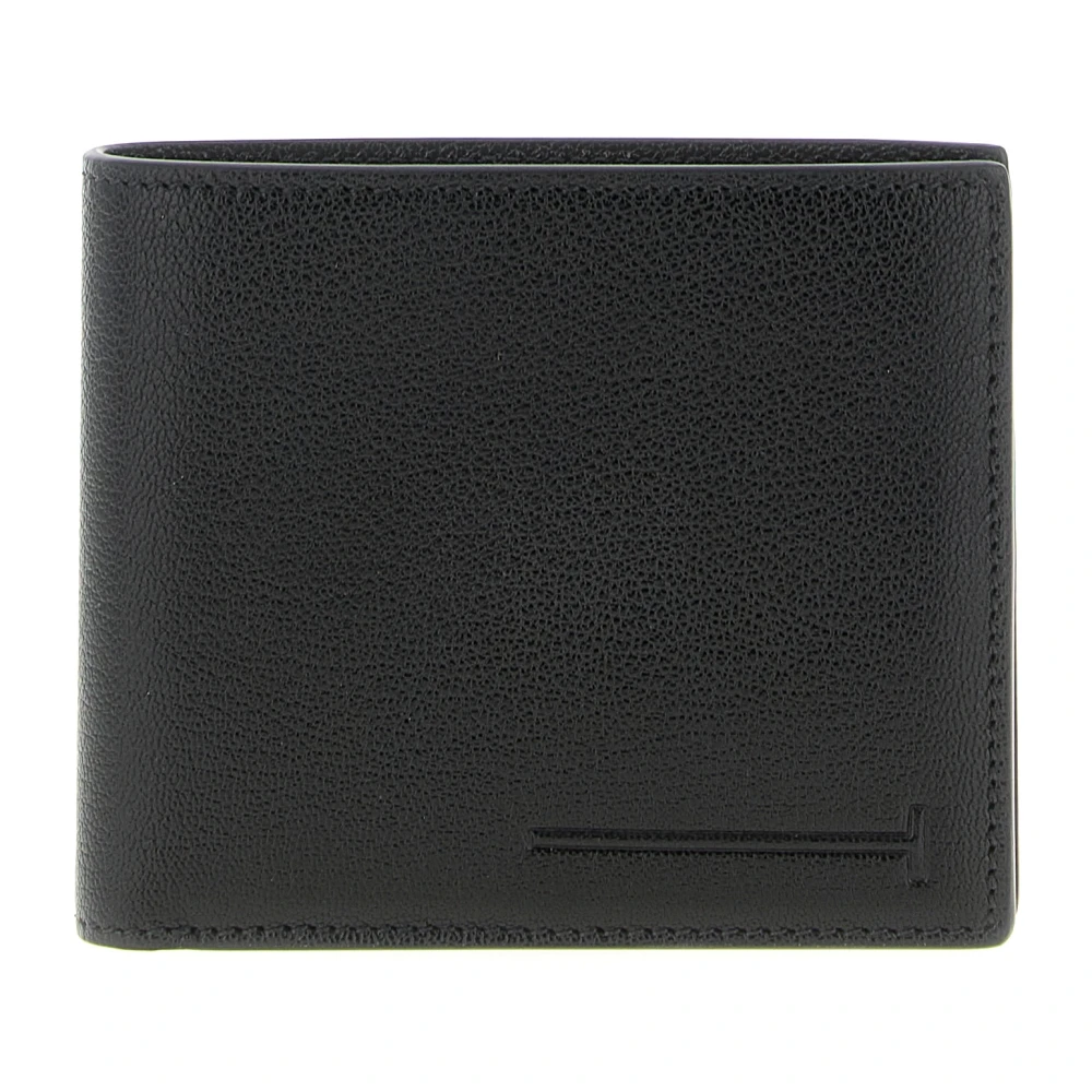 Tom Ford Black Wallets & Cardholders, Male, One Size, T Line Classic Bifold Wallet