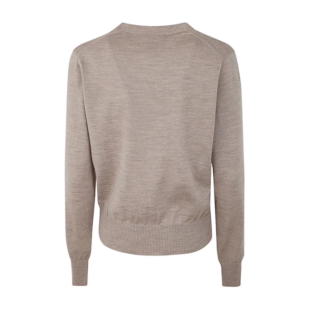 Ami Paris Champagne Red ADC Sweater Beige Dames