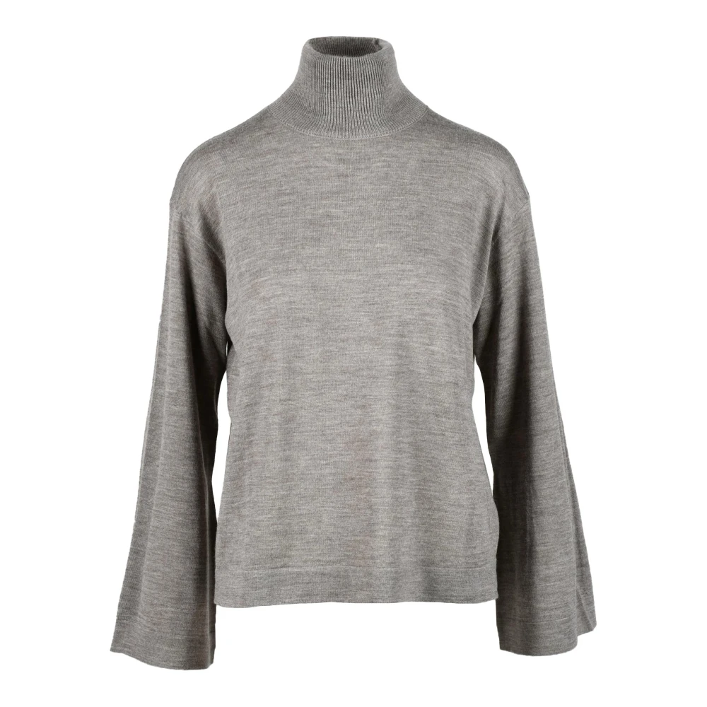 Maliparmi Wollen Gebreide Trui Gray Dames