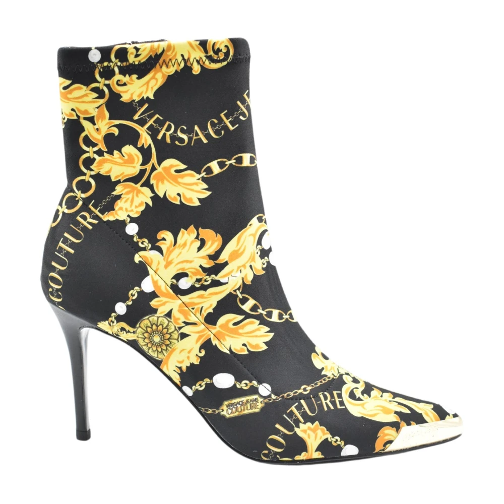 Versace Zwarte platte schoenen Black Dames