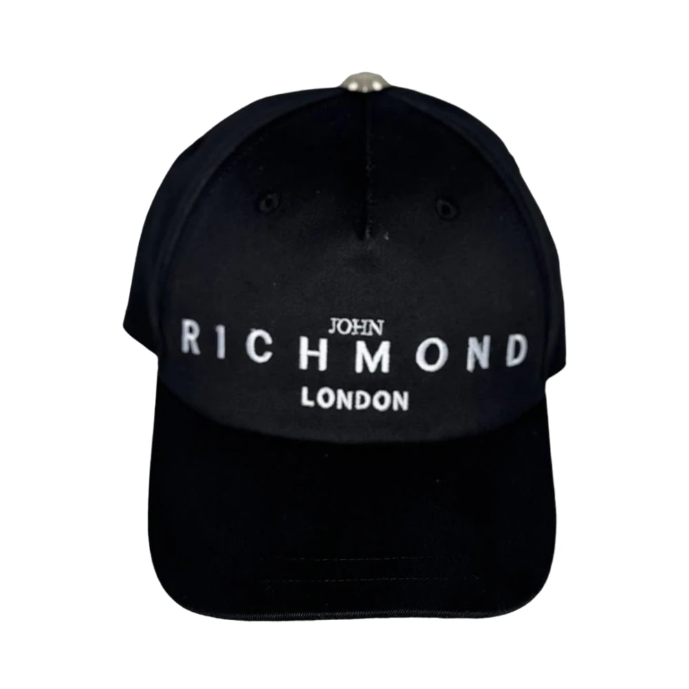 John Richmond Heren Hoed Beanie Pet Modieuze Stijl Black Heren