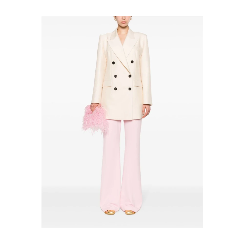 SPORTMAX Hoge Taille Lila Broek Purple Dames