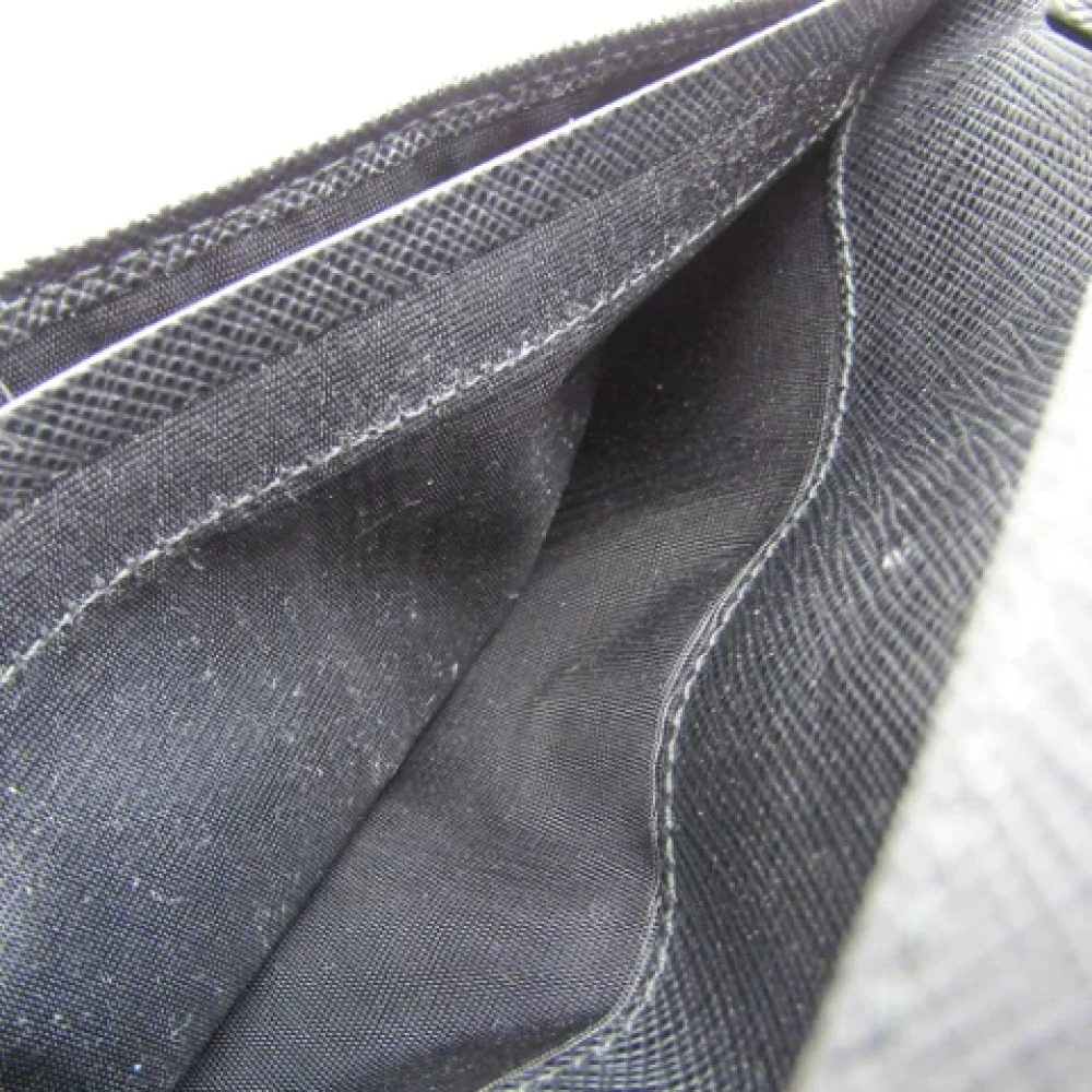 Prada Vintage Pre-owned Leather wallets Black Heren