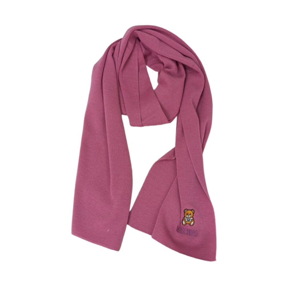 Moschino Elegante Dames Sjaal Pink Dames