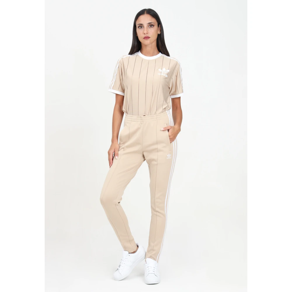 adidas Originals Beige Adicolor SST Sweatpants Vrouwen Beige Dames