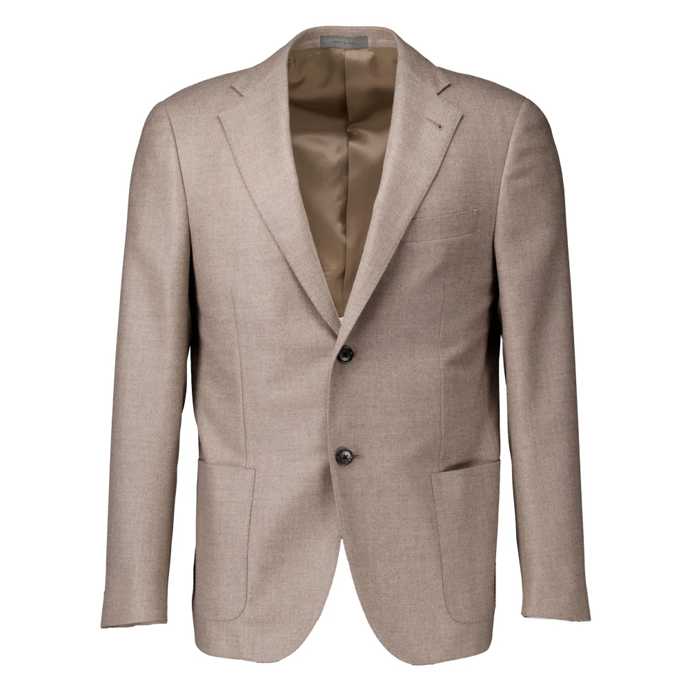 Corneliani Beige Stijlvol Colbertjasje Beige Heren