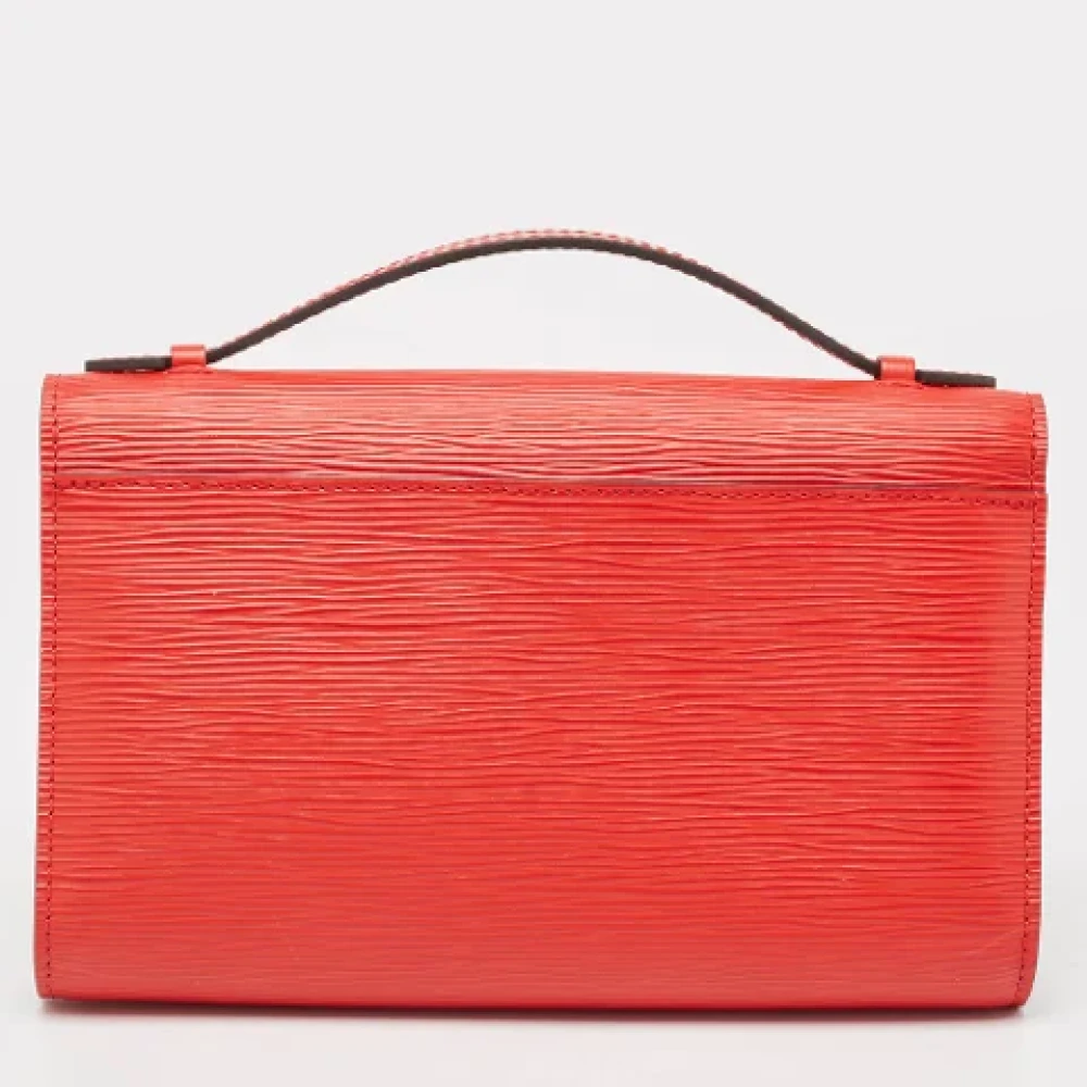Louis Vuitton Vintage Pre-owned Leather clutches Red Dames