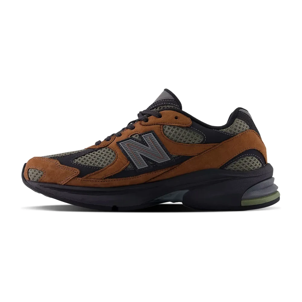 New Balance Men's Brown 2010 Black Trainers - Sneakers - 7 1/2 Uk - Shoes