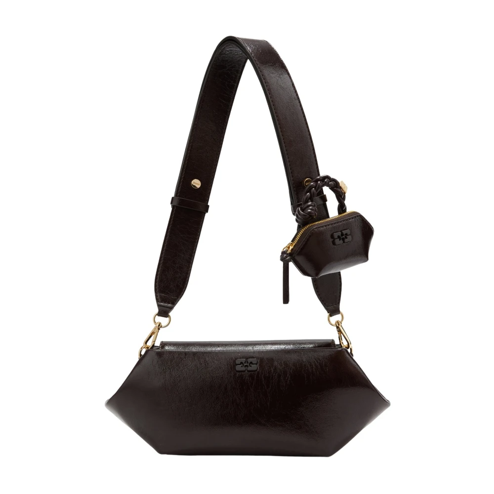 Ganni Donna Rosso - Bou East/West Deep Shine - Bags - One Size - Immagine 3