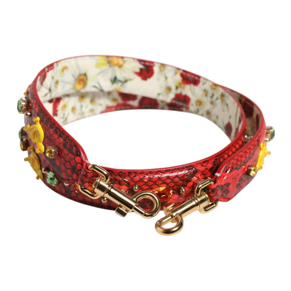 Dolce & Gabbana Women's Multicolor Embellished Handbag Shoulder Strap - Bag Accessories - One Size- Bags
