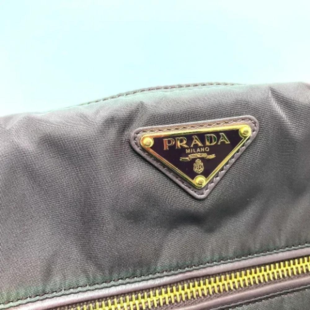 Prada Vintage Pre-owned Leather prada-bags Purple Dames