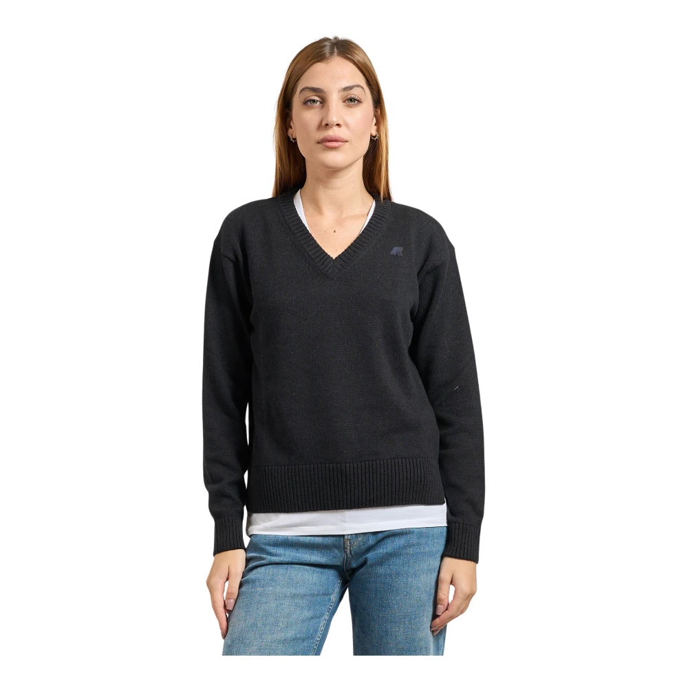 K-Way Damen Schwarz Strickwaren, K, Xsgröße: