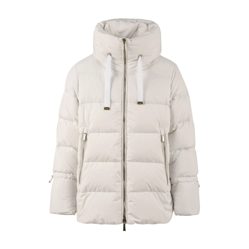 Moorer Women's White Gadia-Stp Coat For - Down Jackets - 2XS - Jackets