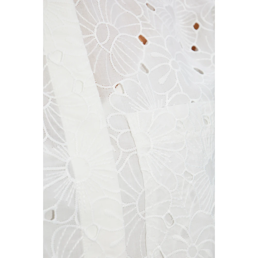 PS By Paul Smith Kanten jurk met zak White Dames