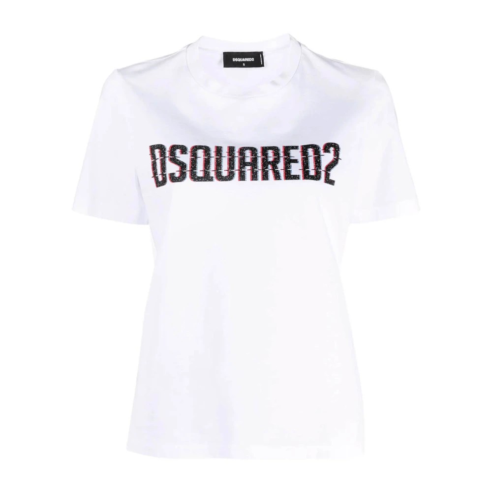 Dsquared2 Women's White Italian Made Stylish T-Shirts
