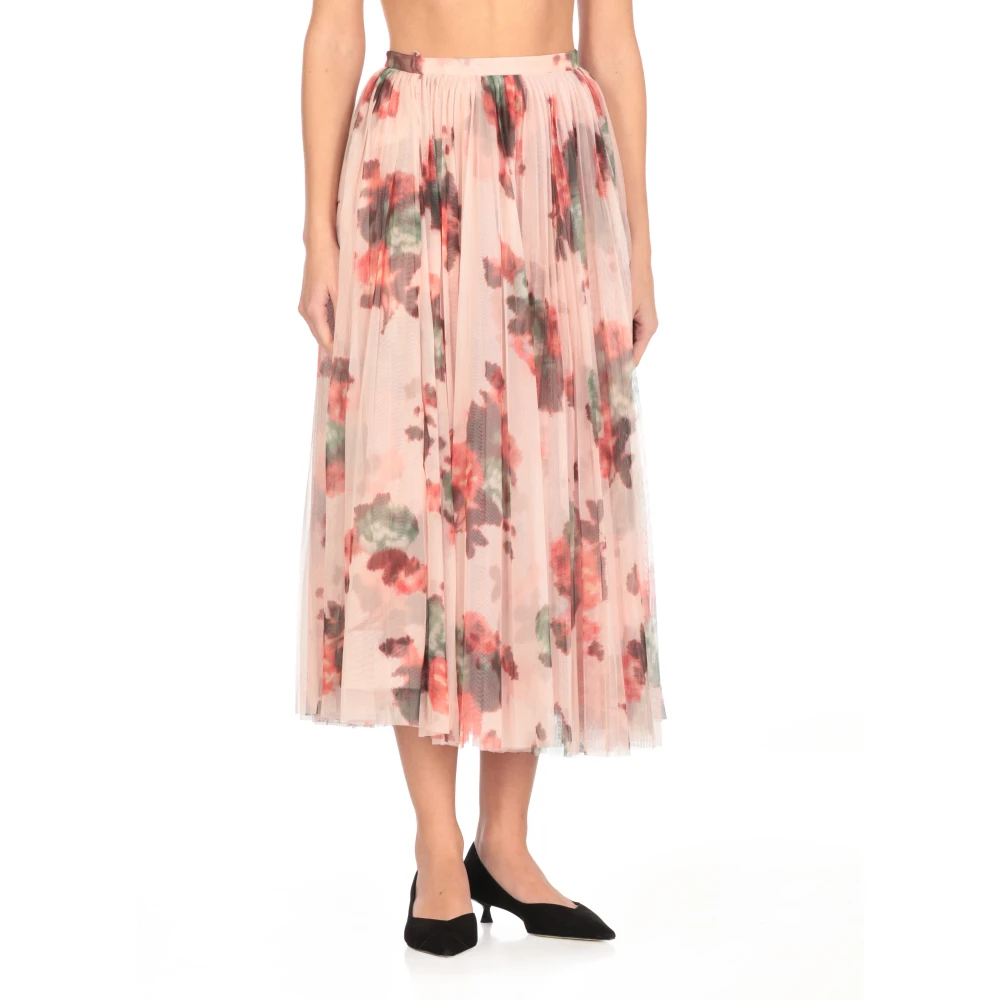 Philosophy di Lorenzo Serafini Roze Bloemen Tule Rok Vrouw Multicolor Dames