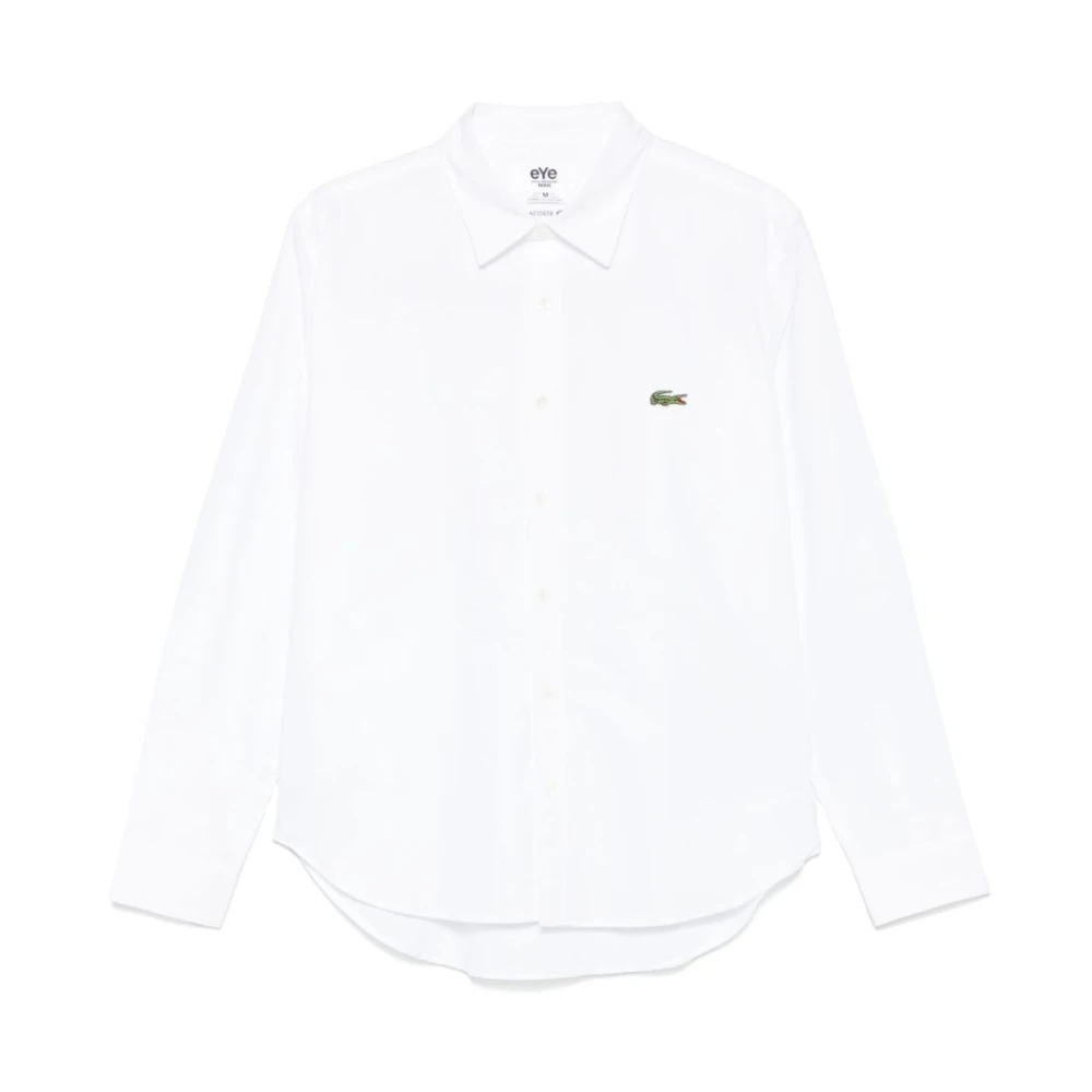 Junya Watanabe White Button-Up Shirt With Box-Pleat Detail - Male - Formal Shirts - L - Shirts