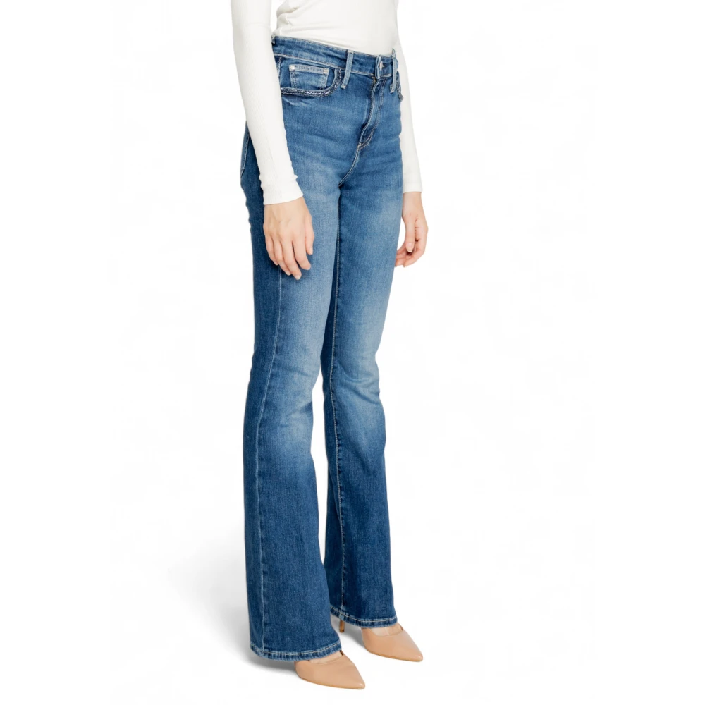 Guess Herfst Winter Dames Jeans Flare Stijl Blue Dames