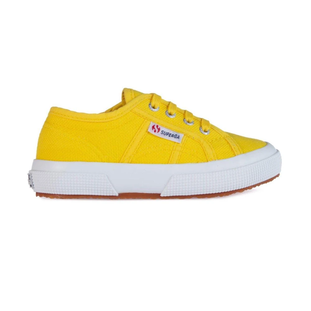 Superga Klassiska Barn Canvas Skor Yellow, Flicka