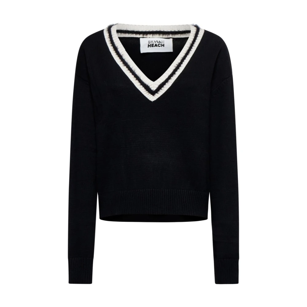 Silvian Heach Mujer Negro Jerseys, Talla: Xs
