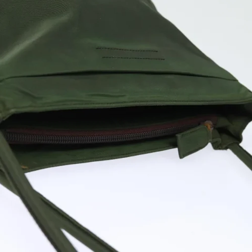 Prada Vintage Pre-owned Nylon totes Green Dames