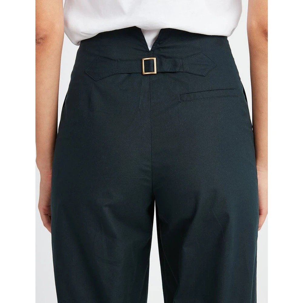 Ines De La Fressange Paris Constantin navy blauwe katoenen broek Blue Dames