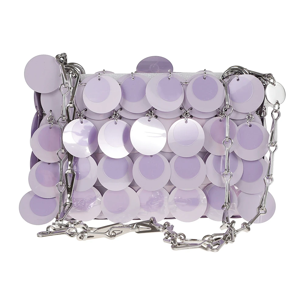 Paco Rabanne Lila Zilveren Handtas Purple Dames