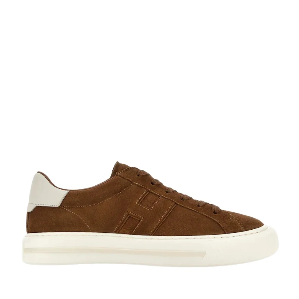Hogan Men's Brown Sneakers, 7 Uk, Rebel Trainers