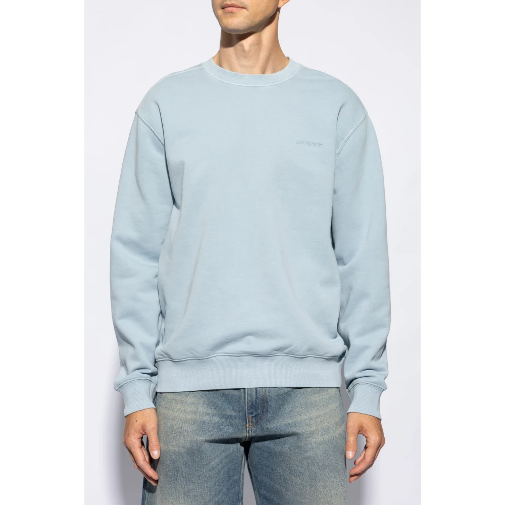 Carhartt WIP Sweatshirt met logo Blue Heren