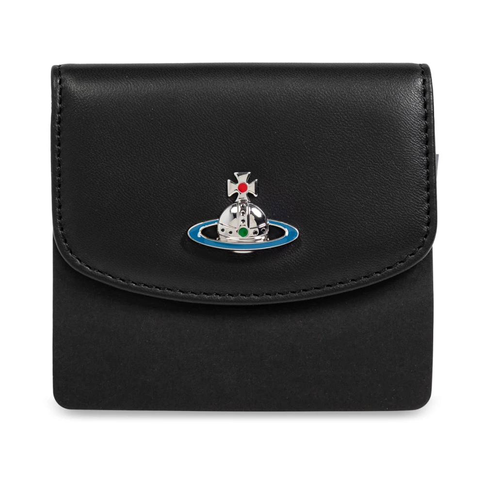 Vivienne Westwood Leren portemonnee Black Dames