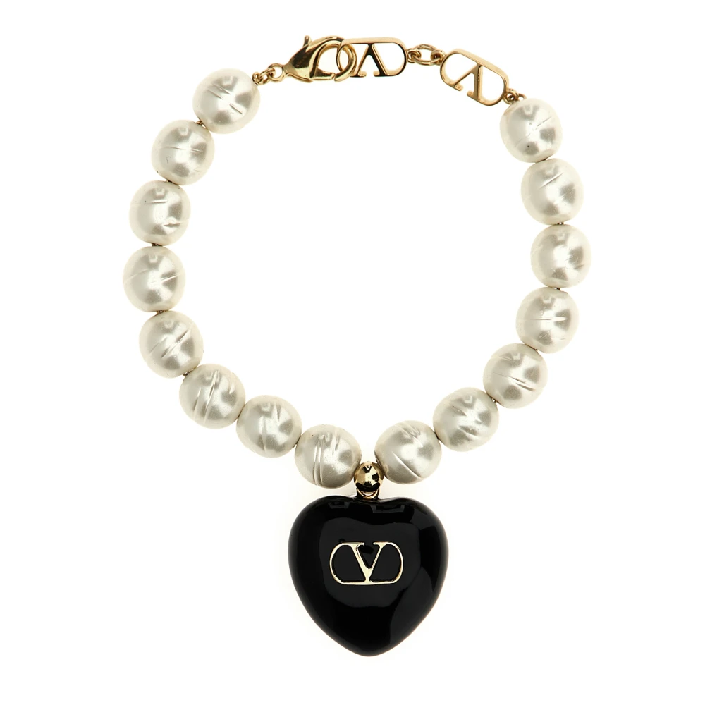 Valentino Garavani Women's Black Coeur Royal Bracelet