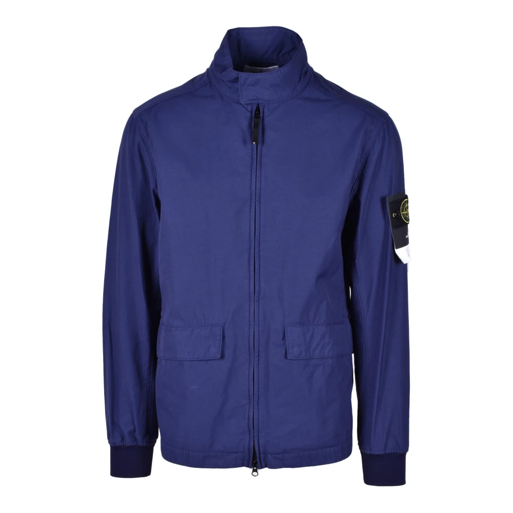 Stone Island Stijlvolle Capospalla Jas Blue Heren