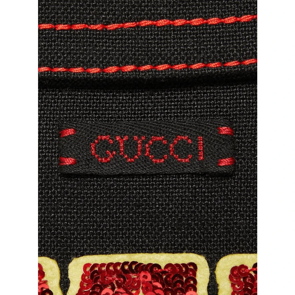 Gucci Bomberjack met zichtbare stiksels Black Dames