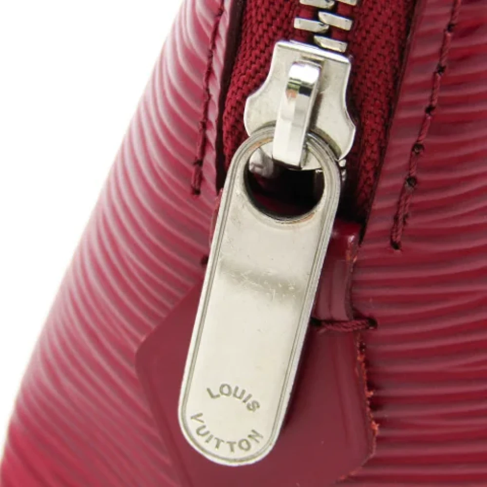 Louis Vuitton Vintage Pre-owned Leather pouches Red Dames