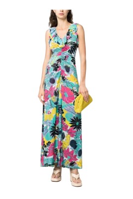 never fully dressed mesh dress Women's Pink Paisley Mesh Dress in - Size 16