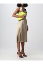 robe-midi-en-soie-doree